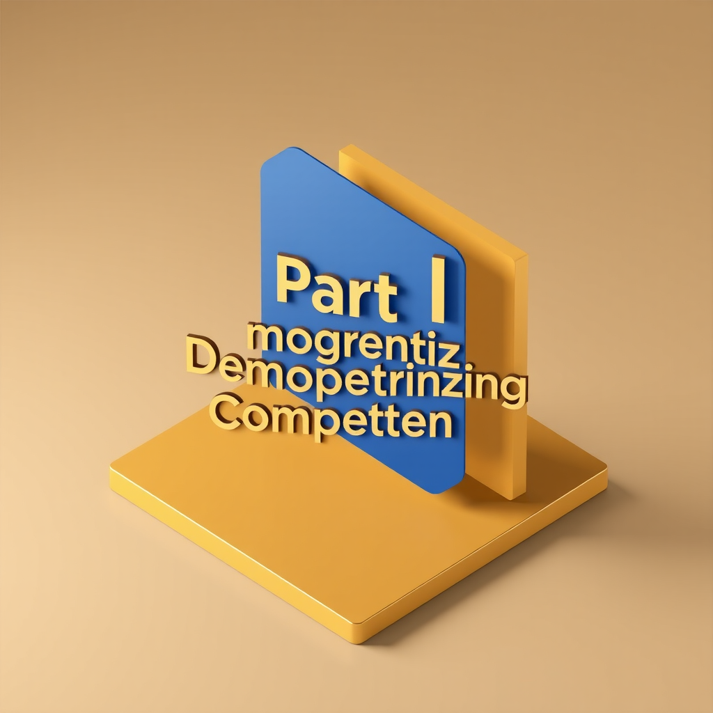 Part I: Democratizing Competence